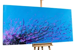 XXL Öl Gemälde 'Purple Sensation' | Handgemaltes Unikat