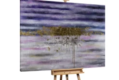 XXL Öl Gemälde 'Purple Sundown' | Handgemaltes Unikat
