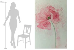 XXL Öl Gemälde 'Queen Poppy' | Handgemaltes Unikat