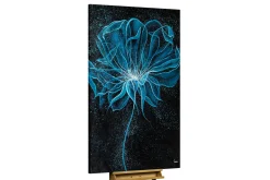 XXL Öl Gemälde 'Radiating Blue' | Handgemaltes Unikat