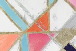 XXL Öl Gemälde 'Rainbow Mosaic' | Handgemaltes Unikat