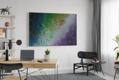 XXL Öl Gemälde 'Rainbow Rush' | Handgemaltes Unikat