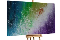 XXL Öl Gemälde 'Rainbow Rush' | Handgemaltes Unikat