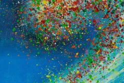 XXL Öl Gemälde 'Rainbow Wave' | Handgemaltes Unikat