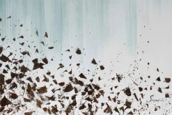 XXL Öl Gemälde 'Rain in Autumn' | Handgemaltes Unikat