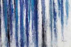 XXL Öl Gemälde 'Rapturous Blue' | Handgemaltes Unikat