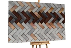 XXL Öl Gemälde 'Rectangle Composition' | Handgemaltes Unikat