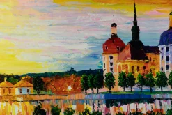 XXL Öl Gemälde 'Reflection of Glory' | Handgemaltes Unikat