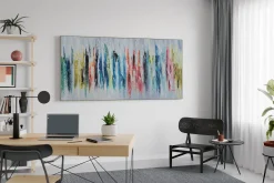 XXL Öl Gemälde 'Reflexive Light' | Handgemaltes Unikat