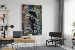 XXL Öl Gemälde 'Regen der Inspiration' | Handgemaltes Unikat