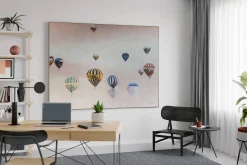 XXL Öl Gemälde 'Reise der Ballons' | Handgemaltes Unikat