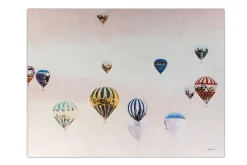 XXL Öl Gemälde 'Reise der Ballons' | Handgemaltes Unikat