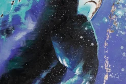 XXL Öl Gemälde 'Reise der Orcas' | Handgemaltes Unikat