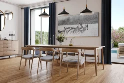 XXL Öl Gemälde 'Reise der Zebras' | Handgemaltes Unikat
