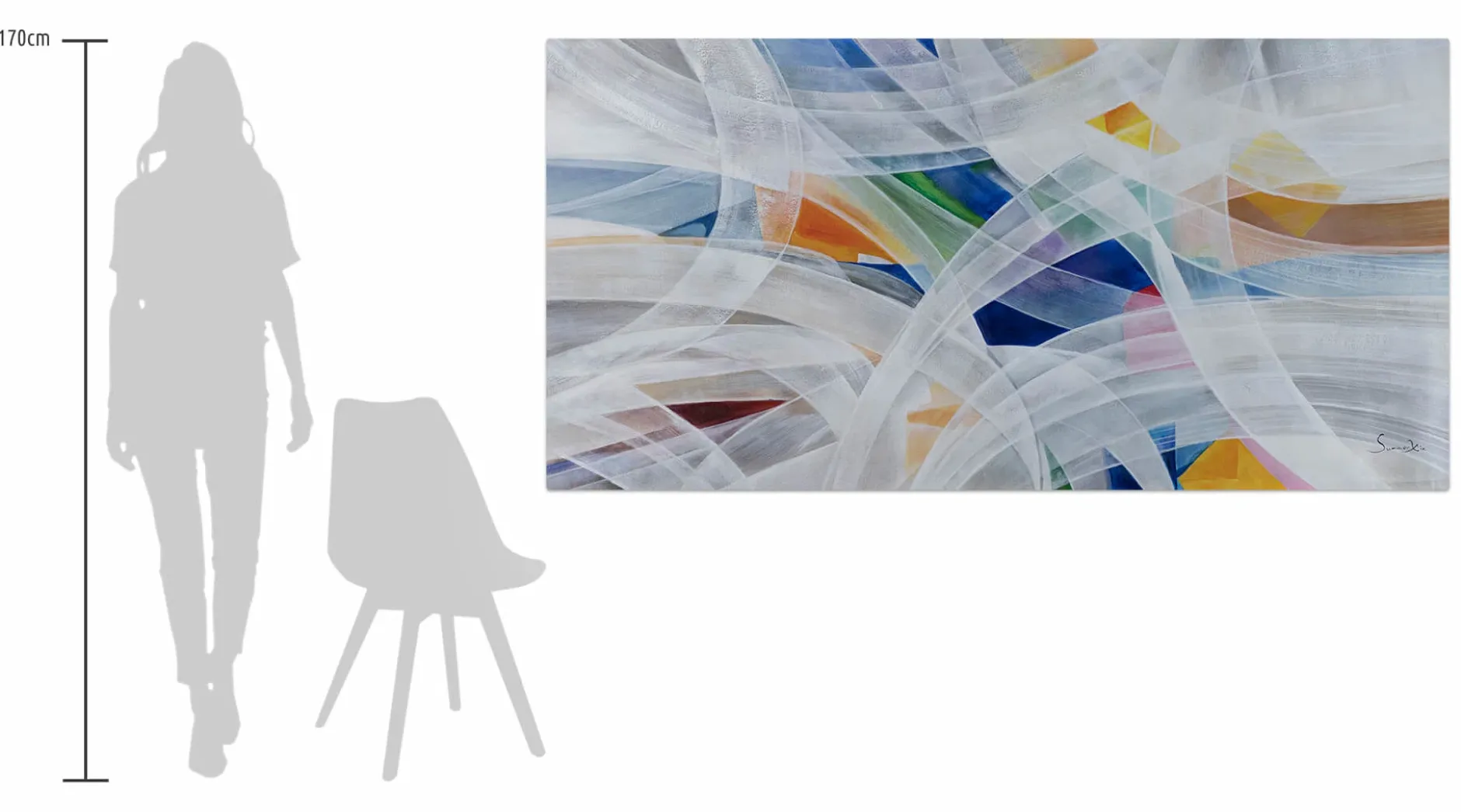 XXL Öl Gemälde 'Restless Mind' | Handgemaltes Unikat