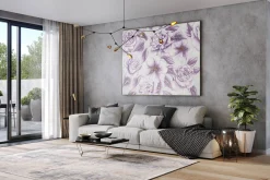XXL Öl Gemälde 'Resurrection Flowers' | Handgemaltes Unikat