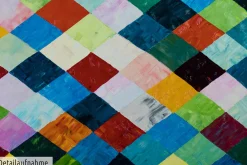 XXL Öl Gemälde 'Rhombus Sequence' | Handgemaltes Unikat