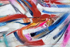 XXL Öl Gemälde 'Ribbons' | Handgemaltes Unikat