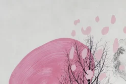 XXL Öl Gemälde 'Rosa Himmelglühen' | Handgemaltes Unikat