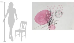 XXL Öl Gemälde 'Rosa Himmelglühen' | Handgemaltes Unikat
