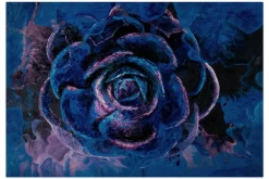 XXL Öl Gemälde 'Rosy Closeup' | Handgemaltes Unikat