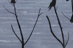XXL Öl Gemälde 'Royal Crows' | Handgemaltes Unikat