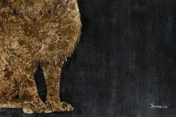 XXL Öl Gemälde 'Royal Roar' | Handgemaltes Unikat