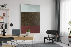 XXL Öl Gemälde 'Ruby Base' | Handgemaltes Unikat