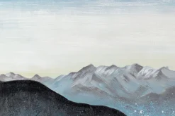 XXL Öl Gemälde 'Ruhende Berge' | Handgemaltes Unikat