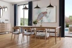 XXL Öl Gemälde 'Ruhm eines Pfaus' | Handgemaltes Unikat