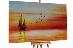 XXL Öl Gemälde 'Sailing Reverie' | Handgemaltes Unikat