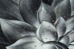 XXL Öl Gemälde 'Samtblüte' | Handgemaltes Unikat