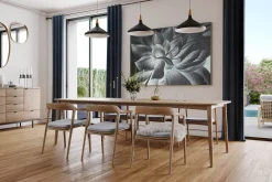 XXL Öl Gemälde 'Samtblüte' | Handgemaltes Unikat