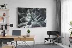 XXL Öl Gemälde 'Samtblüte' | Handgemaltes Unikat