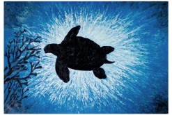 XXL Öl Gemälde 'Sam, the Turtle' | Handgemaltes Unikat