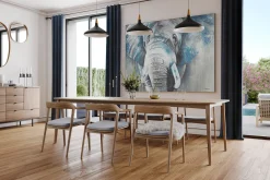 XXL Öl Gemälde 'Sanfter Gigant' | Handgemaltes Unikat