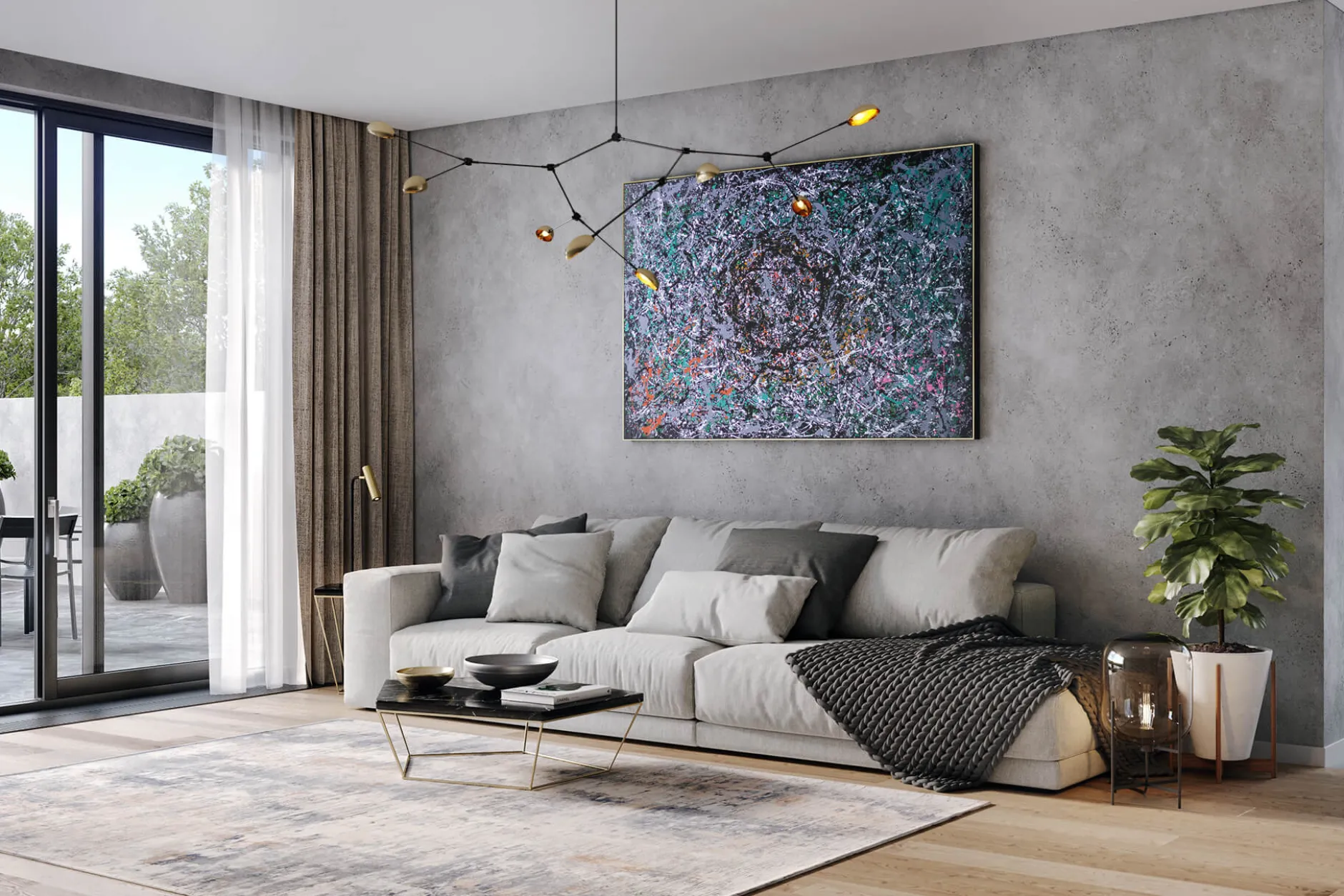 XXL Öl Gemälde 'Sapientia' | Handgemaltes Unikat