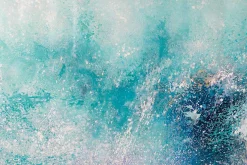 XXL Öl Gemälde 'Schillerndes Wasser' | Handgemaltes Unikat