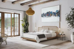 XXL Öl Gemälde 'Schmückende Federn' | Handgemaltes Unikat