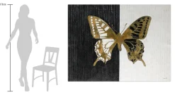 XXL Öl Gemälde 'Schmetterling der Nacht' | Handgemaltes Unikat
