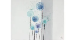 XXL Öl Gemälde 'Schmetterlingsblumen' | Handgemaltes Unikat