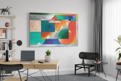 XXL Öl Gemälde 'Shaped Colours' | Handgemaltes Unikat
