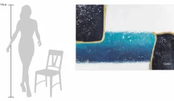 XXL Öl Gemälde 'Sharp Lines, Soft Edges' | Handgemaltes Unikat