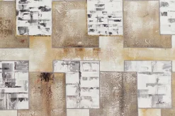 XXL Öl Gemälde 'Shifted Rows' | Handgemaltes Unikat
