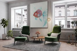 XXL Öl Gemälde 'Shimmering Beauty' | Handgemaltes Unikat