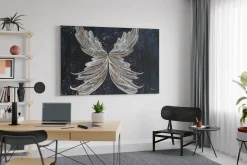 XXL Öl Gemälde 'Shimmering Guardian' | Handgemaltes Unikat