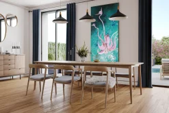 XXL Öl Gemälde 'Shimmering Octopus' | Handgemaltes Unikat