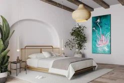 XXL Öl Gemälde 'Shimmering Octopus' | Handgemaltes Unikat