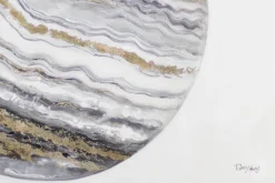 XXL Öl Gemälde 'Shining Planet' | Handgemaltes Unikat
