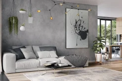 XXL Öl Gemälde 'Silver Signs' | Handgemaltes Unikat